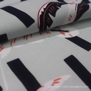 100% Rayon Printed Fabric for Lady dress